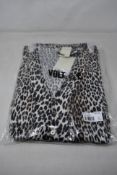 An as new Zadig & Voltaire Roux leopard print dress (M - RRP £324).