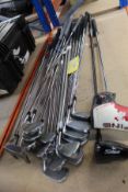 Twenty pre-owned golf clubs to include Callaway, Ping, Cobra, TaylorMade, Titleist and Mizuno