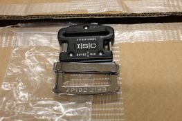 One hundred as new ISC BU182 - 45mm Klick-lock Buckle and Sliding Tang Set - Dual Adjustable 16kN.