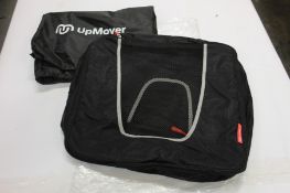 Twenty two UpMover 5-pc packing cubes and laundry bag.
