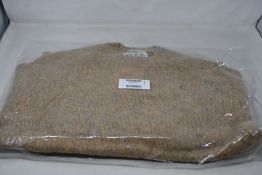 An as new Acne Studios Kowhai brushed Shetland knit in toffee brown (M - RRP £249).