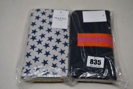 Two as new Meg & Bee London Major Money Kit purses (RRP £95 each).