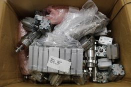 A quantity of Festo Pneumatic/Compact cylinders to include AEVUZ-25-10-P-A and CRDG-40-40-P-A-SA (35