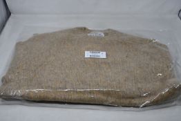 An as new Acne Studios Kowhai brushed Shetland knit in toffee brown (S - RRP £249).