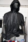 An as new Lurdes Bergada 308 longline hoodie tunic in black (S - RRP £139).