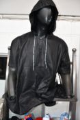 An as new Lurdes Bergada 308 longline hoodie tunic in black (S - RRP £139).