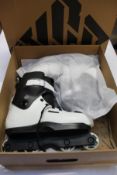 A pair of as new USD Universal Skate Design Sway 57 Aggressive in-line skates (UK 9-9.5).