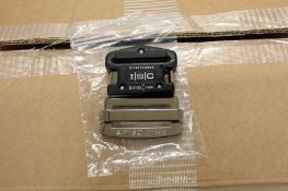 One hundred as new ISC BU182 - 45mm Klick-lock Buckle and Sliding Tang Set - Dual Adjustable 16kN.