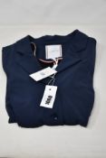 A ladies as new Tommy Hilfiger equestrian double breasted Damen Tournament show jacket in navy (XL -