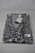 An as new Zadig & Voltaire Roux leopard print dress (XS - RRP £324).