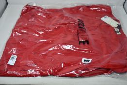 An as new Zadig & Voltaire Ridge satin dress in red (M - RRP £243).