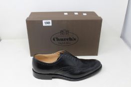 A pair of as new Church's Berlin shoes in black (Size 6).