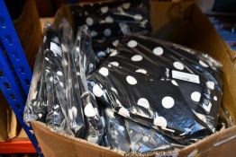 Twenty three Nasty Gal Collection polka dot contrast skirt midi shirt dresses (15 x UK 8, 8 x UK