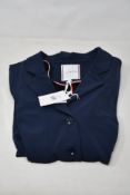 A ladies as new Tommy Hilfiger equestrian double breasted Damen Tournament show jacket in navy (