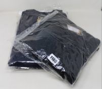 Two as new A.P.C. T-shirts, a sweatshirt and joggers (All XL).