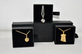 Fifteen items of assorted Haraves jewellery to include 5x silver and 5x gold Globes and 5x Jesus.