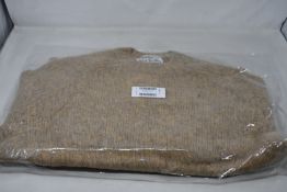An as new Acne Studios Kowhai brushed Shetland knit in toffee brown (M - RRP £249).