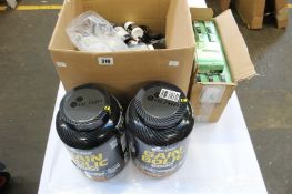 A quantity of assorted food supplements and related items.