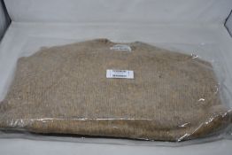An as new Acne Studios Kowhai brushed Shetland knit in toffee brown (S - RRP £249).