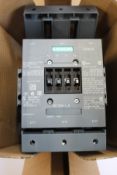 A boxed as new Siemens 3RT1054-1AB36 Electrical Contactor.