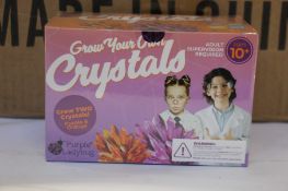 Sixty four boxed as new Purple Ladybug - Grow Your Own Crystals sets (Ages 10+).