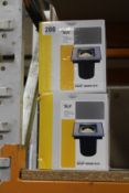 Four boxed as new SLV Dasar Square GU10 Outdoor Recessed Lights (229374).