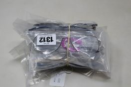 Twelve pairs of assorted as new Booth & Bruce glasses frames.