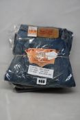 Four pairs of as new Levi's 501 jeans (W32/L32).