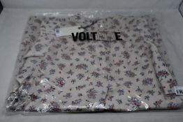 An as new Zadig & Voltaire Rhona Plisse vintage flowers dress (XS - RRP £280).
