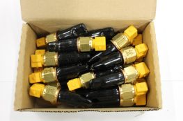 A box of twenty as new Bedia Motortechnik NTC temperature sensors (REF: 420298).