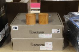 A quantity of as new Semiramis The Stone terracotta small glazed vases (Approximately 36 items).