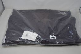 Two as new John Henric knitted jackets in dark brown (S, M - RRP £129 each).