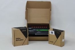 Three as new Loxone products to include valve actuator 100225, relay extension and NFC touch