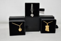 Fifteen items of assorted Haraves jewellery to include 5x silver and 5x gold Globes and 5x Jesus.