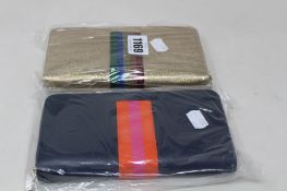 Two as new Meg & Bee London Major Money Kit purses (RRP £95 each).