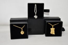 Fifteen items of assorted Haraves jewellery to include 5x silver and 5x gold Globes and 5x Jesus.