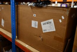 One hundred and forty four men's Royal Stallion eight panel caps in black (Various sizes).