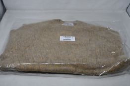 An as new Acne Studios Kowhai brushed Shetland knit in toffee brown (S - RRP £249).