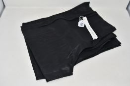 Two pairs of as new Lurdes Bergada Wide coated trousers (M - RRP £93 each).