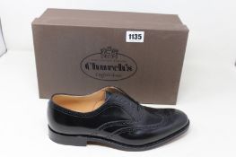 A pair of as new Church's Berlin shoes in black (Size 6.5).