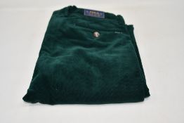 A pair of as new Ralph Lauren cord pants in green (W32/L34).