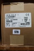 A boxed as new Welch 2511C-02 Dry Vacuum Pump/Compressor.