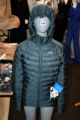 A women's as new Arc'Teryx Cerium LT hoody in paradox (S - RRP $379).