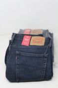 Four pairs of as new Levi's 510 jeans (2 x W31/L30, 2 x W31/L32).