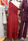 An as new Ralph Lauren dress in red and black check (Size 12 - Please note this item has security