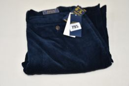 A pair of as new Ralph Lauren cord pants in blue (W31/L34).