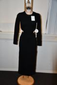 An as new Staud long sleeve Dolce dress in black (XS).