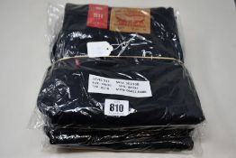 Four pairs of as new Levi's 511 slim jeans (W34/L30).