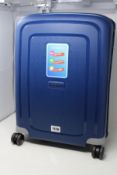 An as new Samsonite S'Cure 55/20 spinner suitcase.