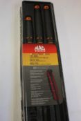 An as new MAC Tools 4-PC Curve Screwdriver Pry Bar Set - Orange (PBS4CO).